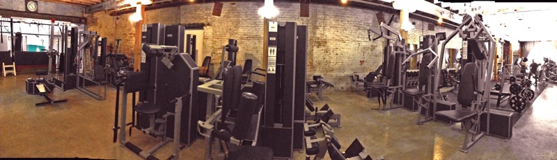 A panoramic view of our SuperSlow MedX equiped peronsal training studio